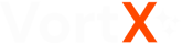 VortX 2026 logo with white